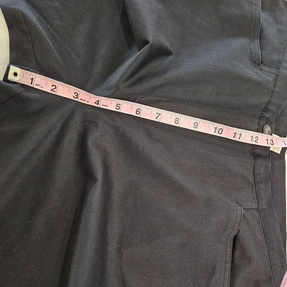 J. Jill Size 14 Stretch Cotton Spandex Straight Leg Black Pants 29" Inseam - Picture 8 of 10